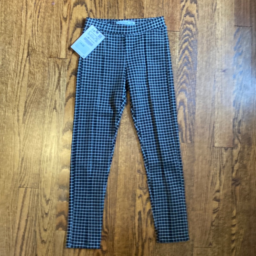 BNWT Zara plaid ponte leggings